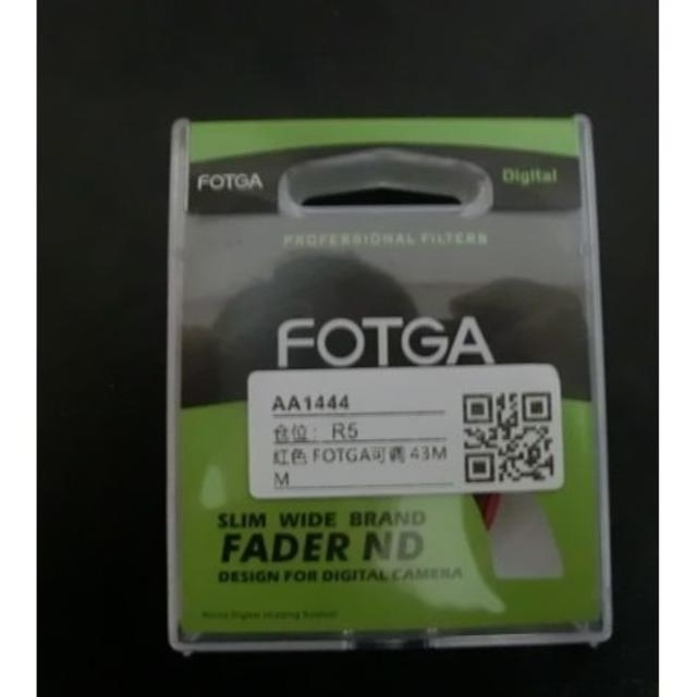 43mm クールなレッド　FOTGA 可変NDフィルター 新品 スマホ/家電/カメラのカメラ(フィルター)の商品写真