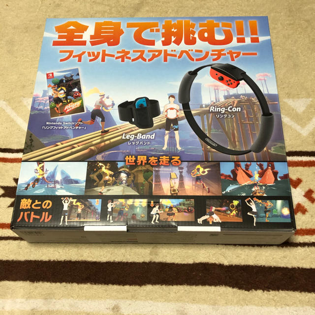 Nintendo Switch(ニンテンドースイッチ)のリングフィットアドベンチャー Switch エンタメ/ホビーのゲームソフト/ゲーム機本体(家庭用ゲームソフト)の商品写真