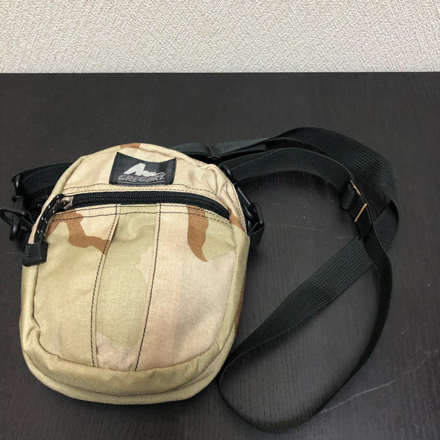 良品 USA製 GREGORY 旧タグ クイックポケット M デザートカモ