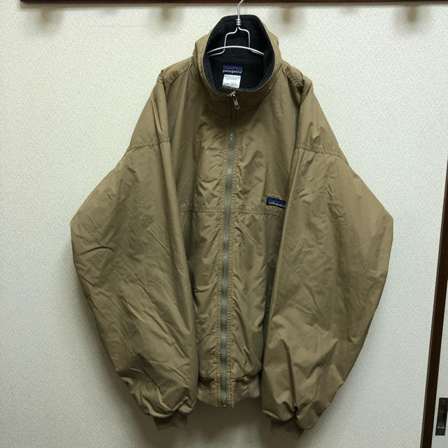 patagonia カーキ ベージュ シェルドシンチラジャケット　M