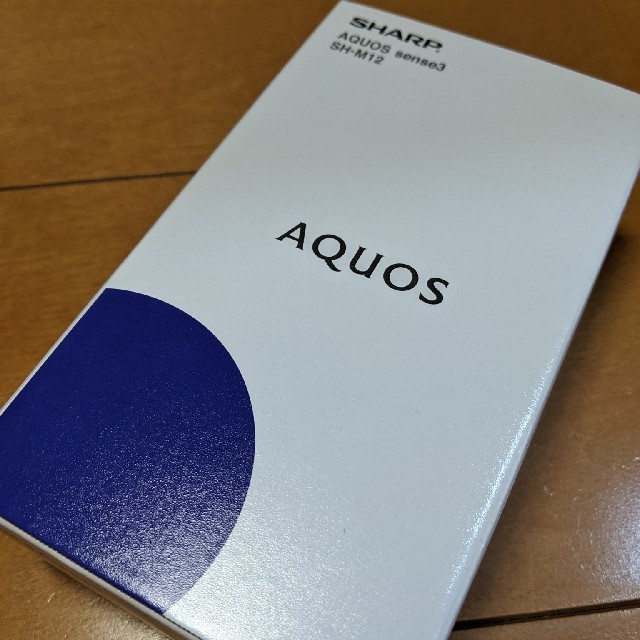 【新品未使用・SIMフリー】SHARP AQUOS sense3 SH-M12スマートフォン/携帯電話