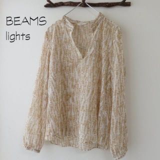 ビームス(BEAMS)のBEAMS lights ビームス　ライツ 　シフォン　シャツ(シャツ/ブラウス(長袖/七分))