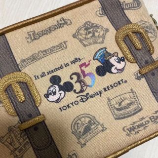 ディズニー(Disney)のディズニーリゾート　35周年　ポーチ　ショルダー　チケットホルダー　限定(その他)