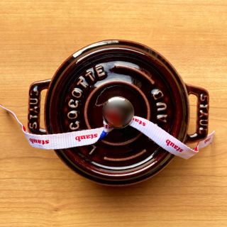 ストウブ(STAUB)の【廃盤色】Staub ココットラウンド 10cm オーベルジン ナス 新品(鍋/フライパン)