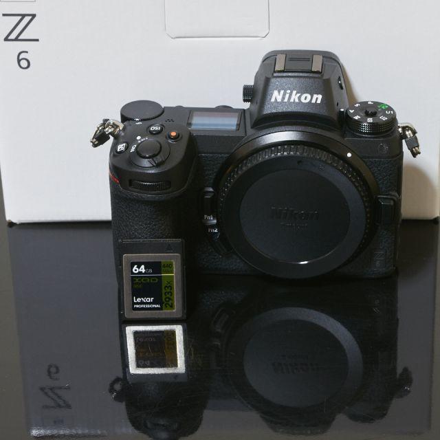 スマホ/家電/カメラNikon Z6 (保証あり) + Lexar 64gb XQD カード