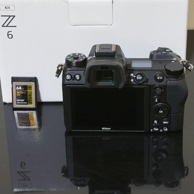 Nikon(ニコン)のNikon Z6 (保証あり) + Lexar 64gb XQD カード スマホ/家電/カメラのカメラ(ミラーレス一眼)の商品写真