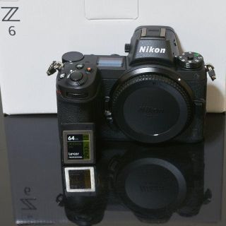 ニコン(Nikon)のNikon Z6 (保証あり) + Lexar 64gb XQD カード(ミラーレス一眼)