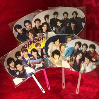 アラシ(嵐)の嵐 ミニうちわセット グッズ(アイドルグッズ)