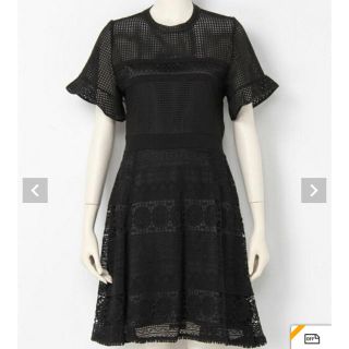 スナイデル(SNIDEL)の新品タグ付✨✨snidelパネルレースワンピース 👗✨(ひざ丈ワンピース)