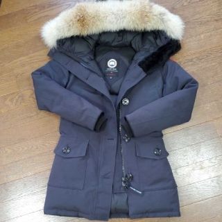 カナダグース(CANADA GOOSE)の最終価格　カナダグース　ブロンテ　ネイビー　S　国内正規品(ダウンジャケット)