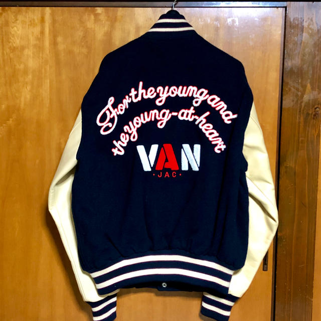 VAN Jacket - VAN スタジアムジャンパー(限定モデル•タグ付き)新品/未使用 L サイズの通販 by かっちゃん's shop