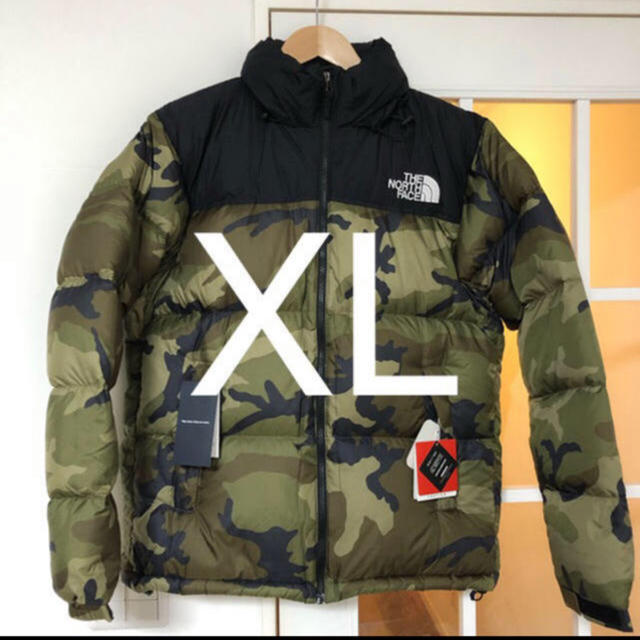 XL 新品　ノースフェイス  ヌプシ　ダウン　ウットランドカモ