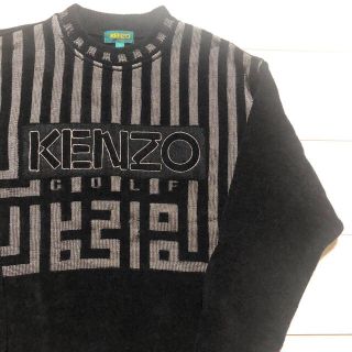 ケンゾー(KENZO)のKENZOスウェット 、カラフルニット、グレンチェックスカート(スウェット)