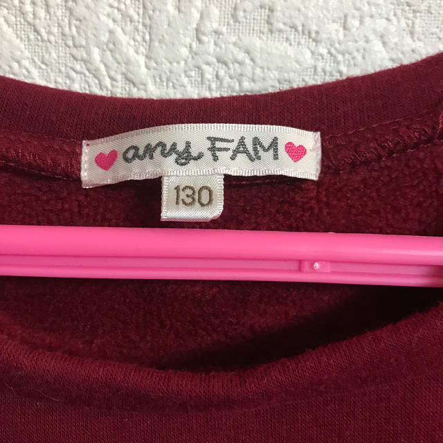 anyFAM(エニィファム)のany FAM ワンピース 130 キッズ/ベビー/マタニティのキッズ服女の子用(90cm~)(ワンピース)の商品写真