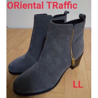 オリエンタルトラフィック(ORiental TRaffic)のORiental　TRafficサイドジップブーツ LL グレー(ブーツ)