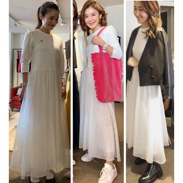 Borders at balcony ボーダーズアットバルコニー ドットワンピ