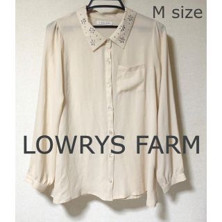 ローリーズファーム(LOWRYS FARM)のビジュー付き　シフォン  ブラウス(シャツ/ブラウス(半袖/袖なし))