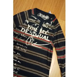 デシグアル(DESIGUAL)の新品 Desigual デシグアル 長T M(Tシャツ/カットソー(七分/長袖))