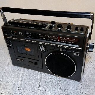 ソニー(SONY)のジャンク品レトロ ソニー製 FM/AM ラジオカセットレコーダー CF-1775(ラジオ)