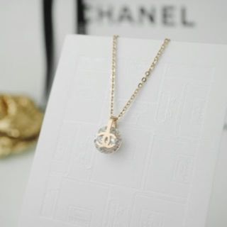 CHANEL シャネル ノベルティ ネックレス ピンクゴールド www