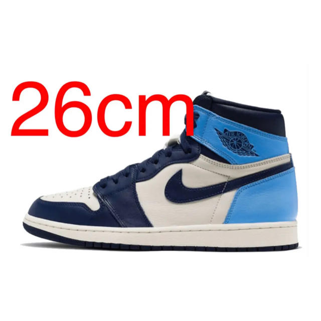 NIKE AIR JORDAN 1 Obsidian 26cm