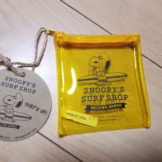 スヌーピー(SNOOPY)のサーフスヌーピー　コインケース　イエロー(コインケース)