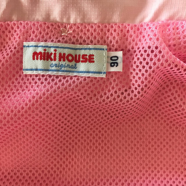 mikihouse(ミキハウス)のmikihouse 女児ウィンドブレーカ 90cm キッズ/ベビー/マタニティのキッズ服女の子用(90cm~)(ジャケット/上着)の商品写真