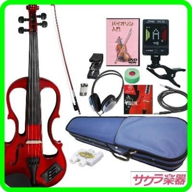 新品! Hallstatt ハルシュタット エレキヴァイオリン EV-30/レッ