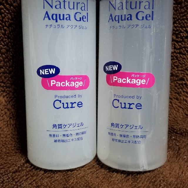 Cure ナチュラル アクアジェル 250g　２個セット　新品 コスメ/美容のスキンケア/基礎化粧品(ゴマージュ/ピーリング)の商品写真