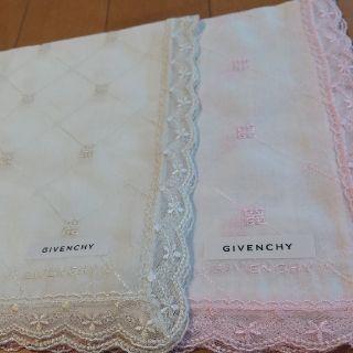 ジバンシィ(GIVENCHY)のGIVENCHY レースハンカチ ２枚(ハンカチ)