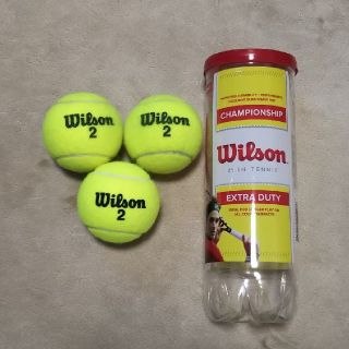 ウィルソン(wilson)のテニスボール 3個セット(ボール)