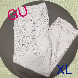 ジーユー(GU)の花柄レース GU(カジュアルパンツ)