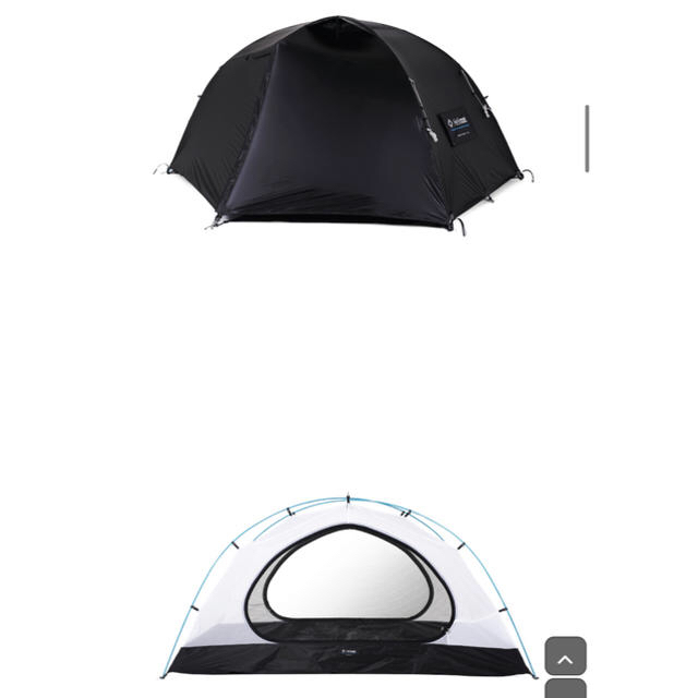HILLEBERG(ヒルバーグ)のHELINOX  アルパインドーム 1.5p 黒　ALPINE テント スポーツ/アウトドアのアウトドア(テント/タープ)の商品写真