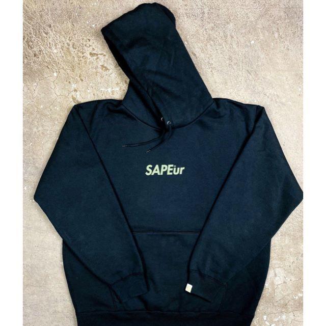 【新品未使用】SAPEur★プルオーバーパーカー★ブラックXL