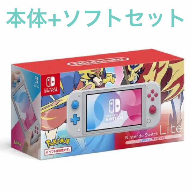 Nintendo Switch Lite ポケモンソードカセット付き