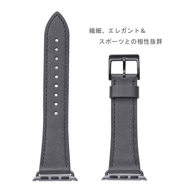 Apple Watch(アップルウォッチ)のApple Watch用 レザーバンド     アップルウォッチ用38 40mm スマホ/家電/カメラのスマホ/家電/カメラ その他(その他)の商品写真