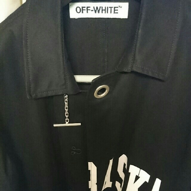 OFF-WHITE(オフホワイト)のoff-white コート オフホワイト ネブラスカ メンズのジャケット/アウター(ステンカラーコート)の商品写真