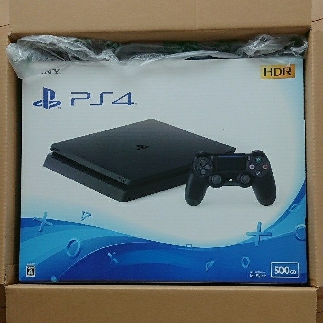 新品未開封 PlayStation4 ジェット・ブラック 500GB - 家庭用ゲーム機本体