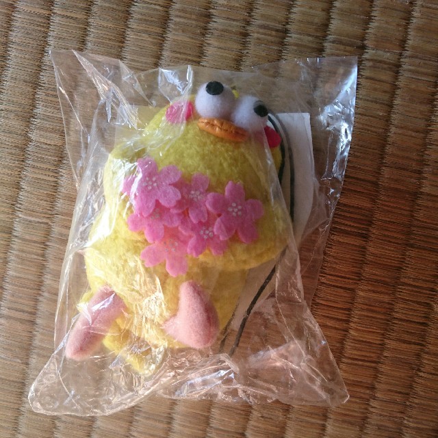 ポインコ(ポインコ)のポインコストラップ桜 エンタメ/ホビーのおもちゃ/ぬいぐるみ(キャラクターグッズ)の商品写真
