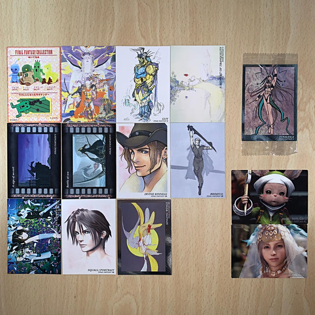 SQUARE ENIX(スクウェアエニックス)のファイナルファンタジー カード14枚(FFアートミュージアム シリーズ) エンタメ/ホビーのアニメグッズ(カード)の商品写真