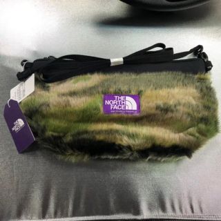 最終出品 パープルレーベル Camouflage Fur Field Pouch