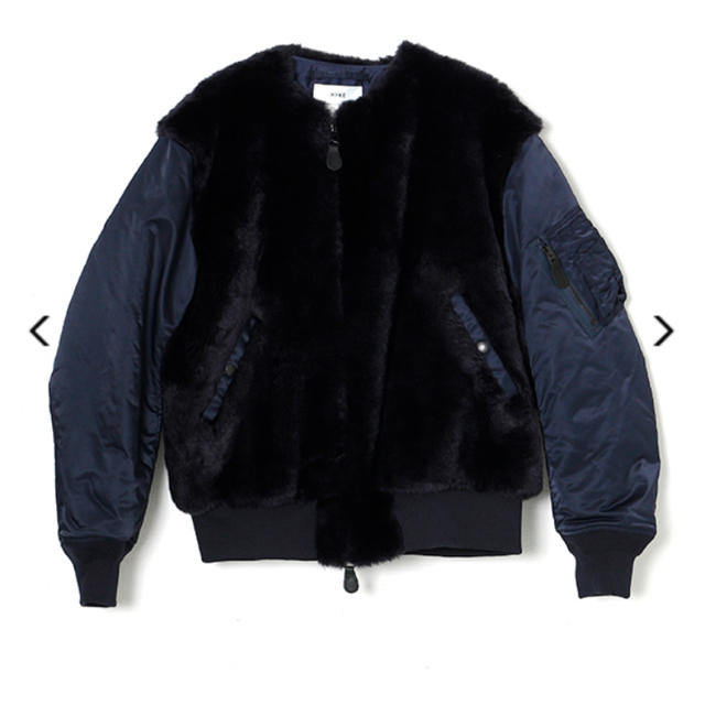 限定値下げ　HYKE FLIGHT FAUX SHEARLING JACKET