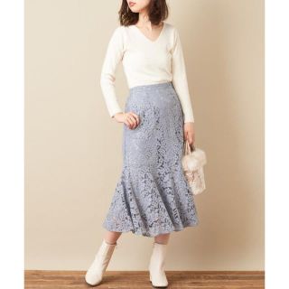 ナチュラルクチュール(natural couture)のnatural couture osono レーススカート(ロングスカート)