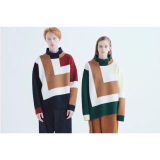 ステュディオス(STUDIOUS)のcullni 19aw カラーブロックニット(ニット/セーター)