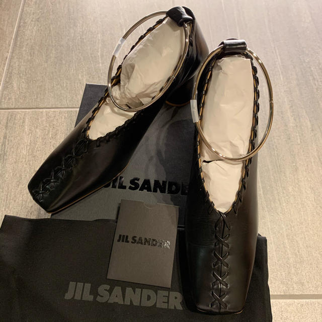 【Jil Sander】新品未使用　アンクレットステッチパンプス