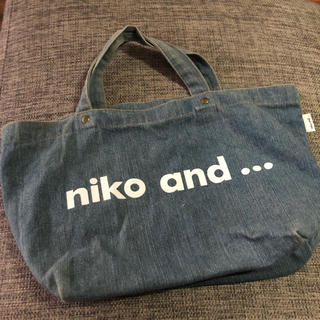 ニコアンド(niko and...)のミニトート☆Niko and…☆デニム地(トートバッグ)