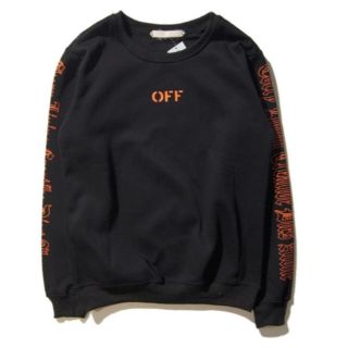 オフホワイト OFF-WHITE 2018SS チャンピオン コラボ クルーネック OMBA021S188750502010 トレーナー スウェットシャツ スウェット コットン レッド レッド×ブラック