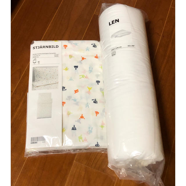 IKEA(イケア)のIKEA ベビー掛け布団、掛け布団カバーセット キッズ/ベビー/マタニティの寝具/家具(ベビー布団)の商品写真