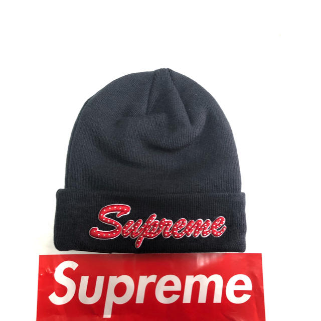 Supreme(シュプリーム)のSupreme new era script beanie メンズの帽子(ニット帽/ビーニー)の商品写真