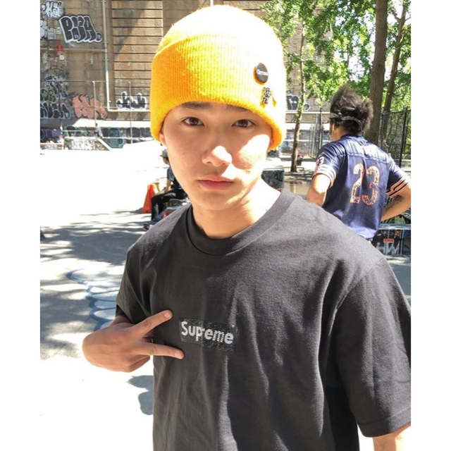 新版 Supreme ビーニー モヘア ニット帽 ニットキャップ 野村周平着用